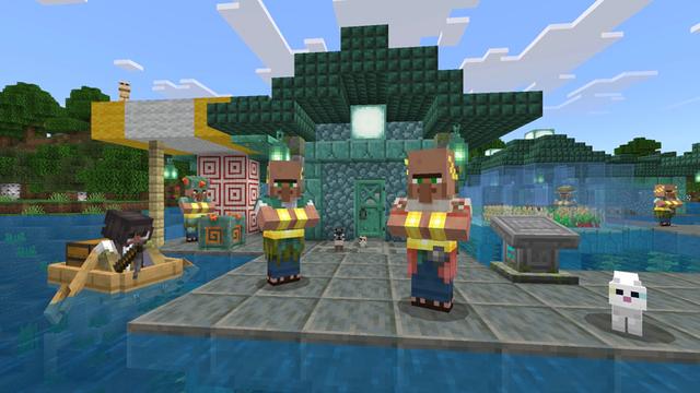 Screenshot of the Minecraft Bedrock Marketplace product More Villages Add-On created by Dodo Studios.