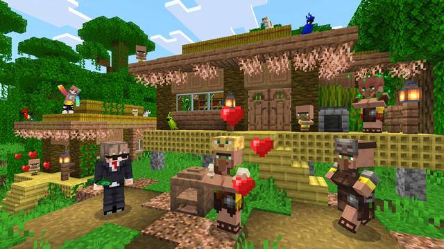 Screenshot of the Minecraft Bedrock Marketplace product More Villages Add-On created by Dodo Studios.