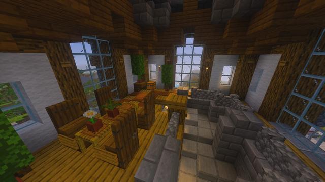 Screenshot of the Minecraft Bedrock Marketplace product Mountain Castle created by Dodo Studios.