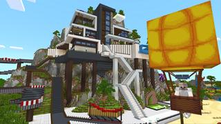 Screenshot of the Minecraft Bedrock Marketplace product Mountain Mansion created by Dodo Studios.