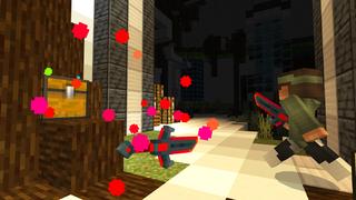 Screenshot of the Minecraft Bedrock Marketplace product Neon Weapons created by Dodo Studios.