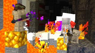 Screenshot of the Minecraft Bedrock Marketplace product Neon Weapons created by Dodo Studios.