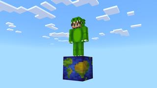 Screenshot of the Minecraft Bedrock Marketplace product One Block Earth created by Dodo Studios.