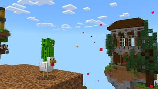 Screenshot of the Minecraft Bedrock Marketplace product One Block Earth created by Dodo Studios.