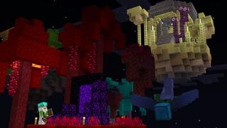 Screenshot of the Minecraft Bedrock Marketplace product One Block Earth created by Dodo Studios.