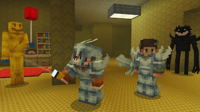 Screenshot of the Minecraft Bedrock Marketplace product One Block Horror created by Dodo Studios.