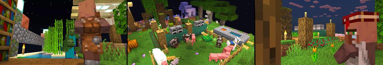Panorama of the Minecraft Bedrock Marketplace product One Block! created by Dodo Studios.