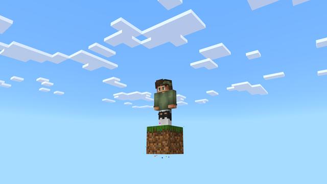 Screenshot of the Minecraft Bedrock Marketplace product One Block! created by Dodo Studios.