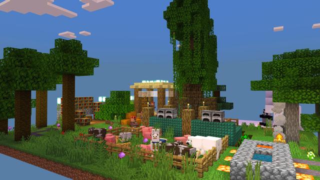 Screenshot of the Minecraft Bedrock Marketplace product One Block! created by Dodo Studios.