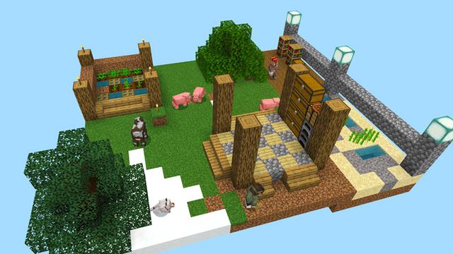 Screenshot of the Minecraft Bedrock Marketplace product One Block! created by Dodo Studios.