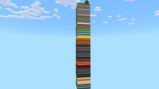 Screenshot of the Minecraft Bedrock Marketplace product One Chunk Layers created by Dodo Studios.