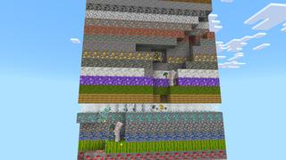 Screenshot of the Minecraft Bedrock Marketplace product One Chunk Layers created by Dodo Studios.