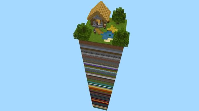 Screenshot of the Minecraft Bedrock Marketplace product One Chunk Layers created by Dodo Studios.