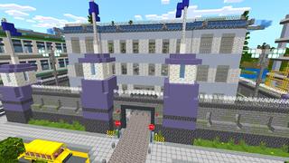 Screenshot of the Minecraft Bedrock Marketplace product Police Base created by Dodo Studios.