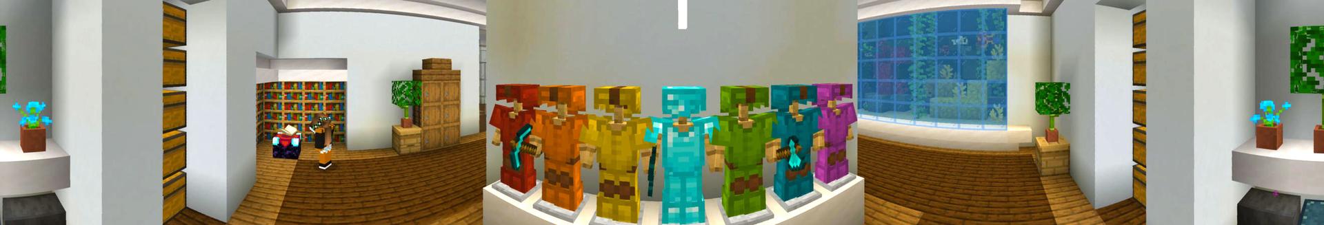 Panorama of the Minecraft Bedrock Marketplace product Portable Bases created by Dodo Studios.