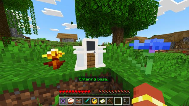 Screenshot of the Minecraft Bedrock Marketplace product Portable Bases created by Dodo Studios.