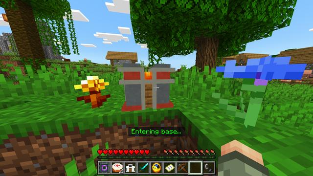 Screenshot of the Minecraft Bedrock Marketplace product Portable Bases created by Dodo Studios.