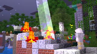 Screenshot of the Minecraft Bedrock Marketplace product Rainbow Weapons created by Dodo Studios.