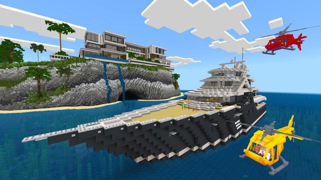 Screenshot of the Minecraft Bedrock Marketplace product Realistic Modern Mansion created by Dodo Studios.
