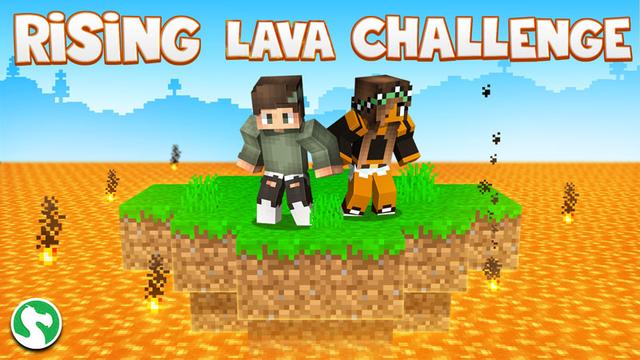 Thumbnail of the Minecraft Bedrock Marketplace product Rising Lava Challenge created by Dodo Studios.
