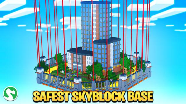 Thumbnail of the Minecraft Bedrock Marketplace product Safest Skyblock Base created by Dodo Studios.