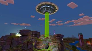 Screenshot of the Minecraft Bedrock Marketplace product Secret Alien Base created by Dodo Studios.