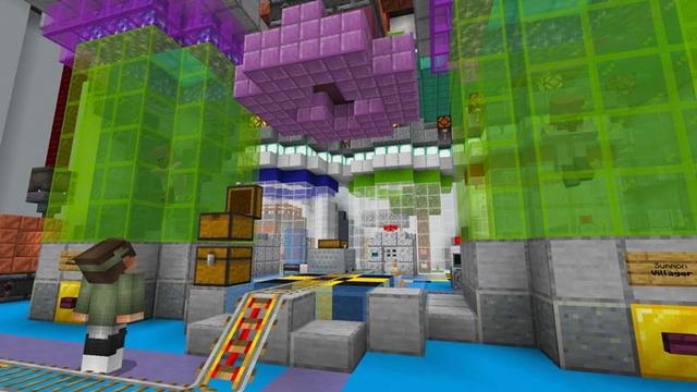 Screenshot of the Minecraft Bedrock Marketplace product Secret Alien Base created by Dodo Studios.