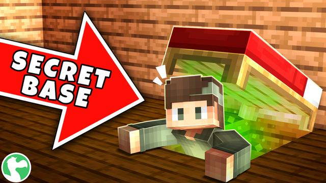 Thumbnail of the Minecraft Bedrock Marketplace product Secret Bed Base created by Dodo Studios.