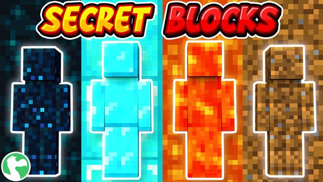 Thumbnail of the Minecraft Bedrock Marketplace product Secret Blocks created by Dodo Studios.