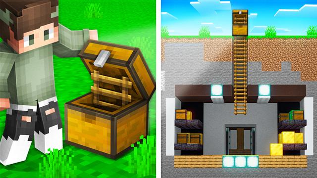 Thumbnail of the Minecraft Bedrock Marketplace product Secret Chest Base created by Dodo Studios.