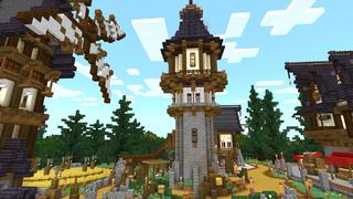 Screenshot of the Minecraft Bedrock Marketplace product Secret Entrances created by Dodo Studios.