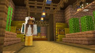 Screenshot of the Minecraft Bedrock Marketplace product Secret Entrances created by Dodo Studios.