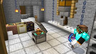 Screenshot of the Minecraft Bedrock Marketplace product Secret Entrances created by Dodo Studios.