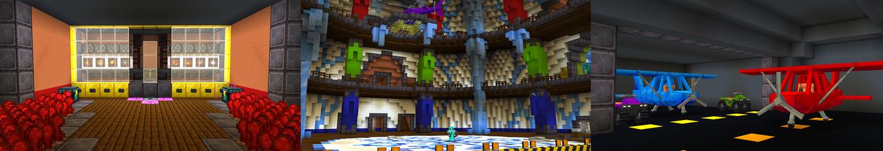 Panorama of the Minecraft Bedrock Marketplace product Secret Ice Base created by Dodo Studios.