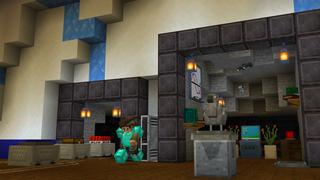 Screenshot of the Minecraft Bedrock Marketplace product Secret Ice Base created by Dodo Studios.