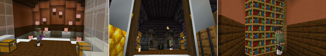 Panorama of the Minecraft Bedrock Marketplace product Secret Magic Base created by Dodo Studios.