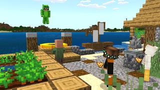 Screenshot of the Minecraft Bedrock Marketplace product Secret Statue Base created by Dodo Studios.