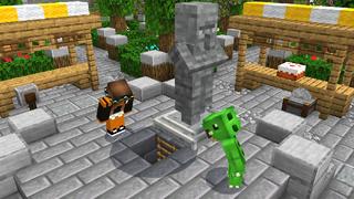 Screenshot of the Minecraft Bedrock Marketplace product Secret Statue Base created by Dodo Studios.
