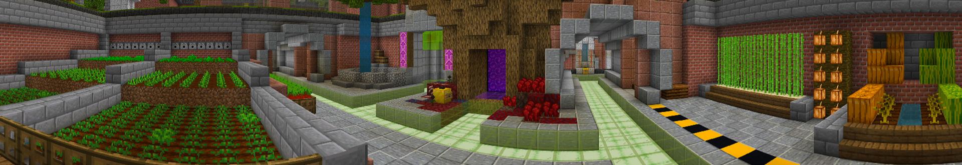 Panorama of the Minecraft Bedrock Marketplace product Secret Toilet Base created by Dodo Studios.