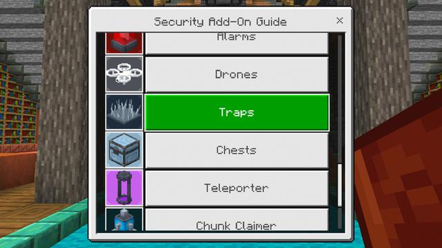 Screenshot of the Minecraft Bedrock Marketplace product Security Add-On created by Dodo Studios.