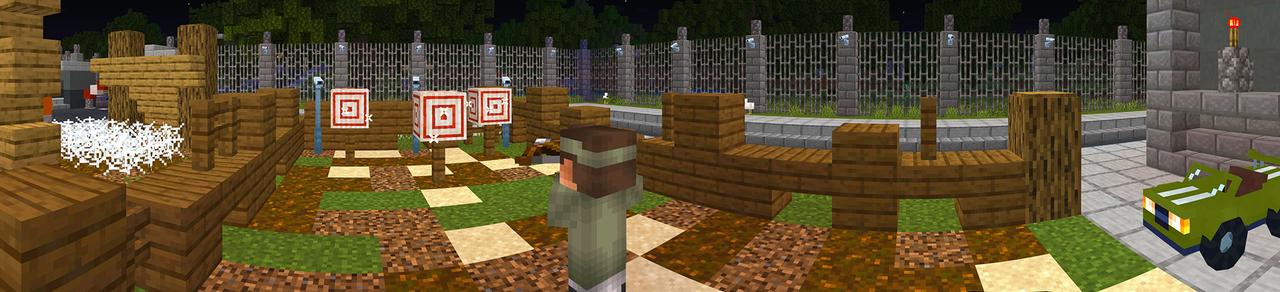 Panorama of the Minecraft Bedrock Marketplace product Security Cameras created by Dodo Studios.