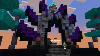 Screenshot of the Minecraft Bedrock Marketplace product Skyblock 7 Dimensions created by Dodo Studios.