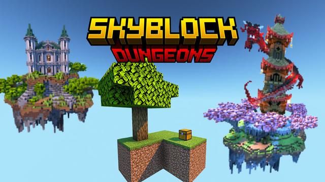 Thumbnail of the Minecraft Bedrock Marketplace product Skyblock Dungeons created by Dodo Studios.