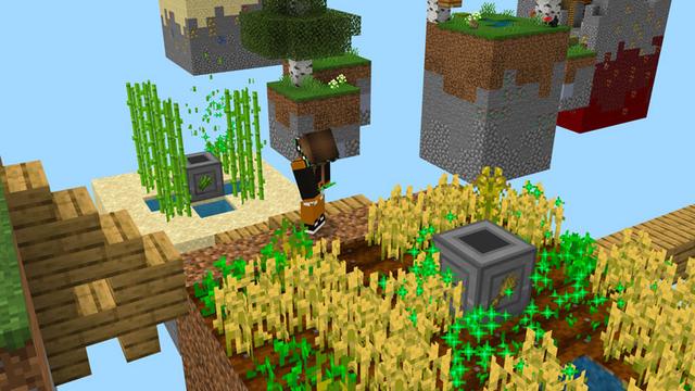 Screenshot of the Minecraft Bedrock Marketplace product Skyblock Factory created by Dodo Studios.