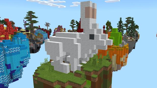 Screenshot of the Minecraft Bedrock Marketplace product Skyblock Infinity Islands created by Dodo Studios.