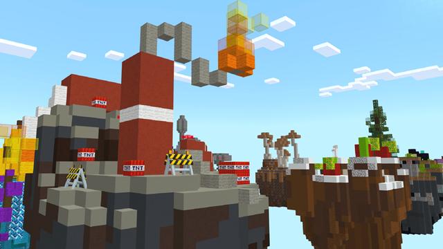 Screenshot of the Minecraft Bedrock Marketplace product Skyblock Infinity Islands created by Dodo Studios.