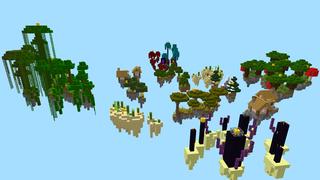 Screenshot of the Minecraft Bedrock Marketplace product Skyblock Lucky Blocks created by Dodo Studios.