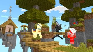 Screenshot of the Minecraft Bedrock Marketplace product Skyblock Lucky Blocks created by Dodo Studios.