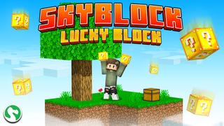 Thumbnail of the Minecraft Bedrock Marketplace product Skyblock Lucky Blocks created by Dodo Studios.