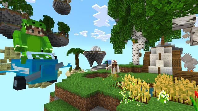 Screenshot of the Minecraft Bedrock Marketplace product Skyblock + Islands created by Dodo Studios.